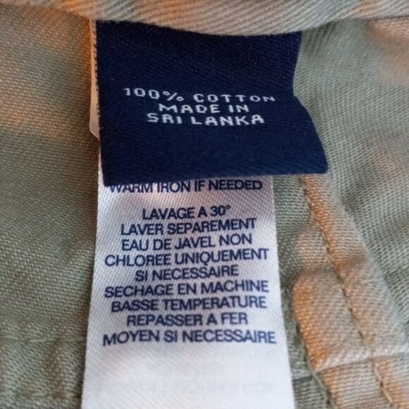 Chaps 36x34 Twill Pants Mens Hudson Tan 5 Pocket 100% Cotton Sri Lanka - Picture 13 of 15